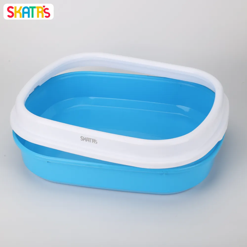 Skatrs Litter Tray for Cats (Blue)