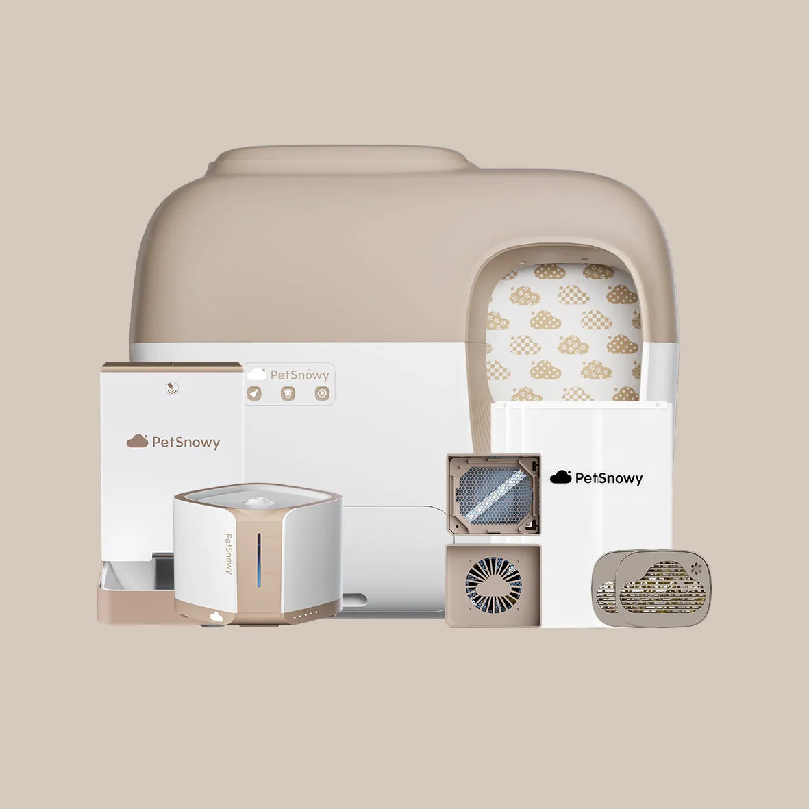 SNOW  Deluxe Cat Care Bundle