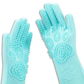 Srtood | Pet Grooming Magic Gloves Bath Shampoo Brush