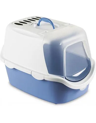 Stefanplast Cathy Easy Clean Cat Litter Box (Pink/ Green/ Blue)