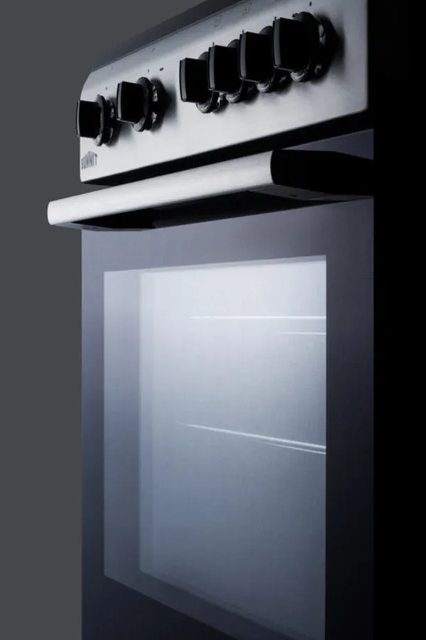 Summit 24" Wide Smooth Top Electric Range - CLRE24