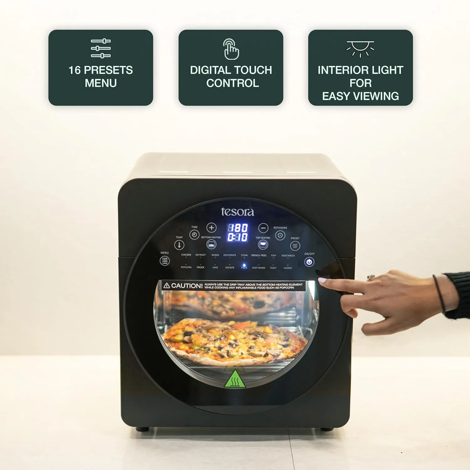 Tesora Digital Air Fryer Oven 14.5L