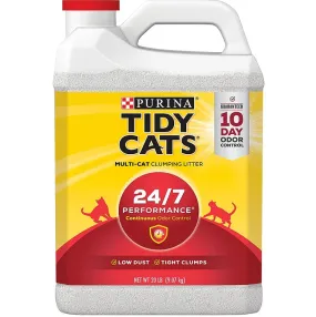 Tidy Cats Scoop 24/7 Performance Continuous Odor Control for Multiple Cats Cat Litter