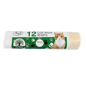 Tidyz Cat Litter Drawstring Liners, 12 Pack
