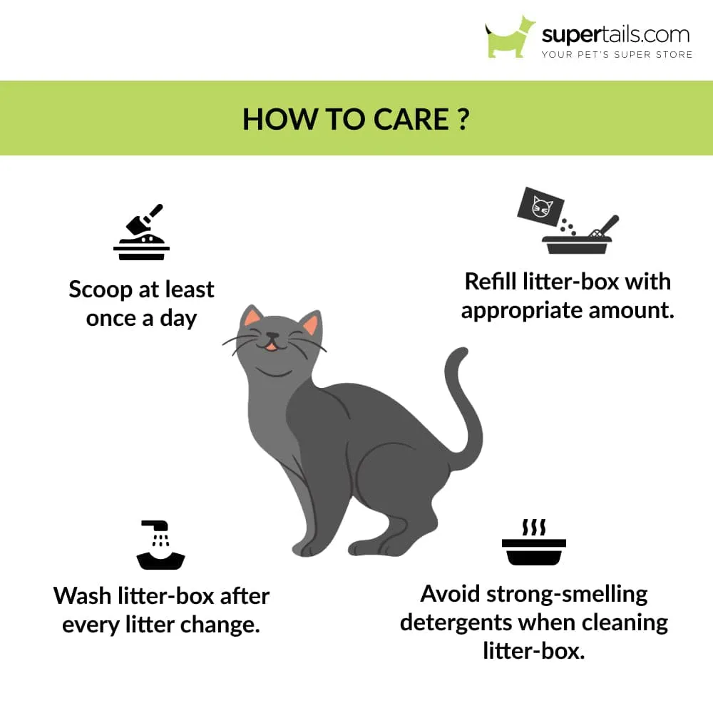 Trixie Be Eco Carlo Litter Tray with Rim for Cats (Dark Grey/Light Grey)