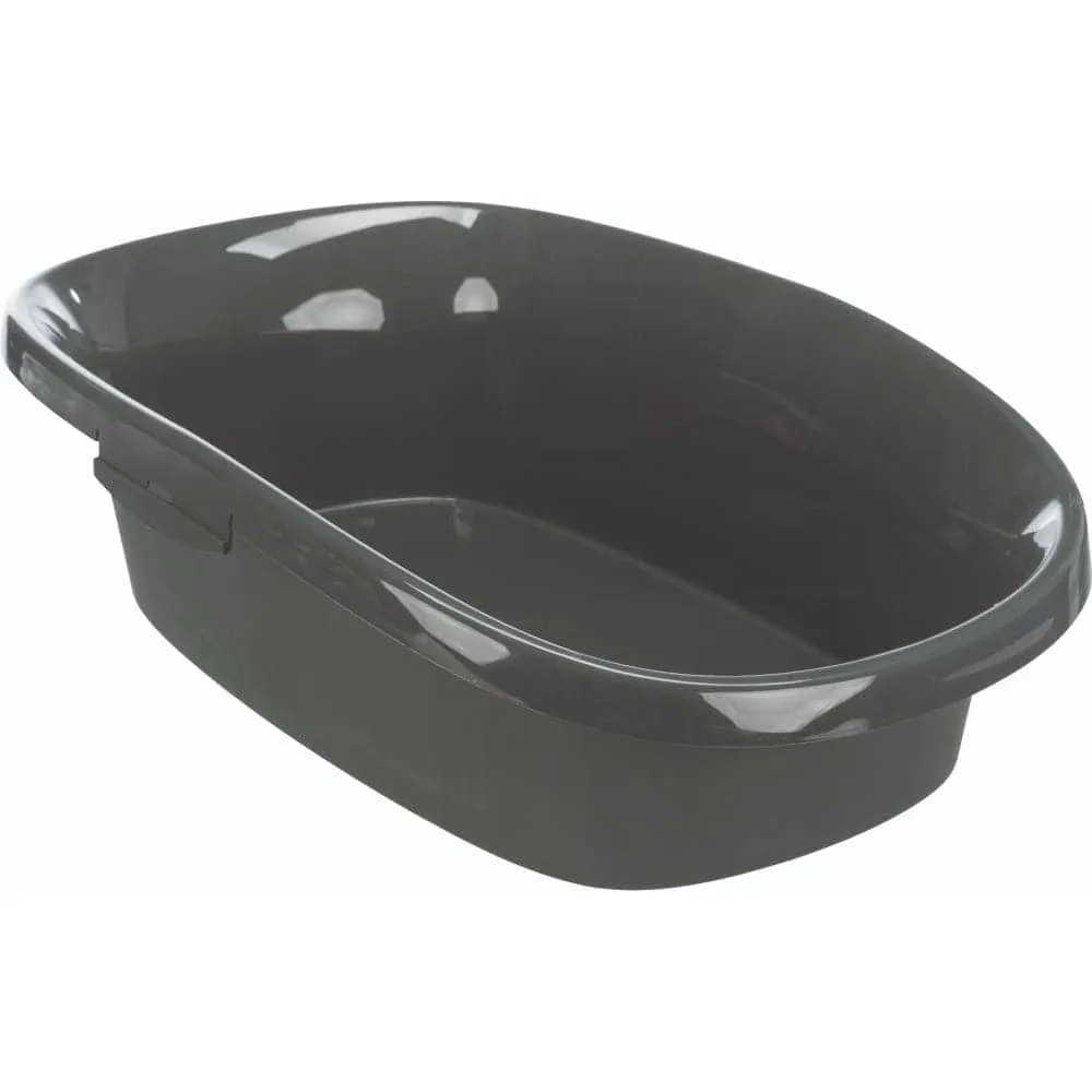 Trixie Be Eco Carlo Litter Tray with Rim for Cats (Dark Grey/Light Grey)