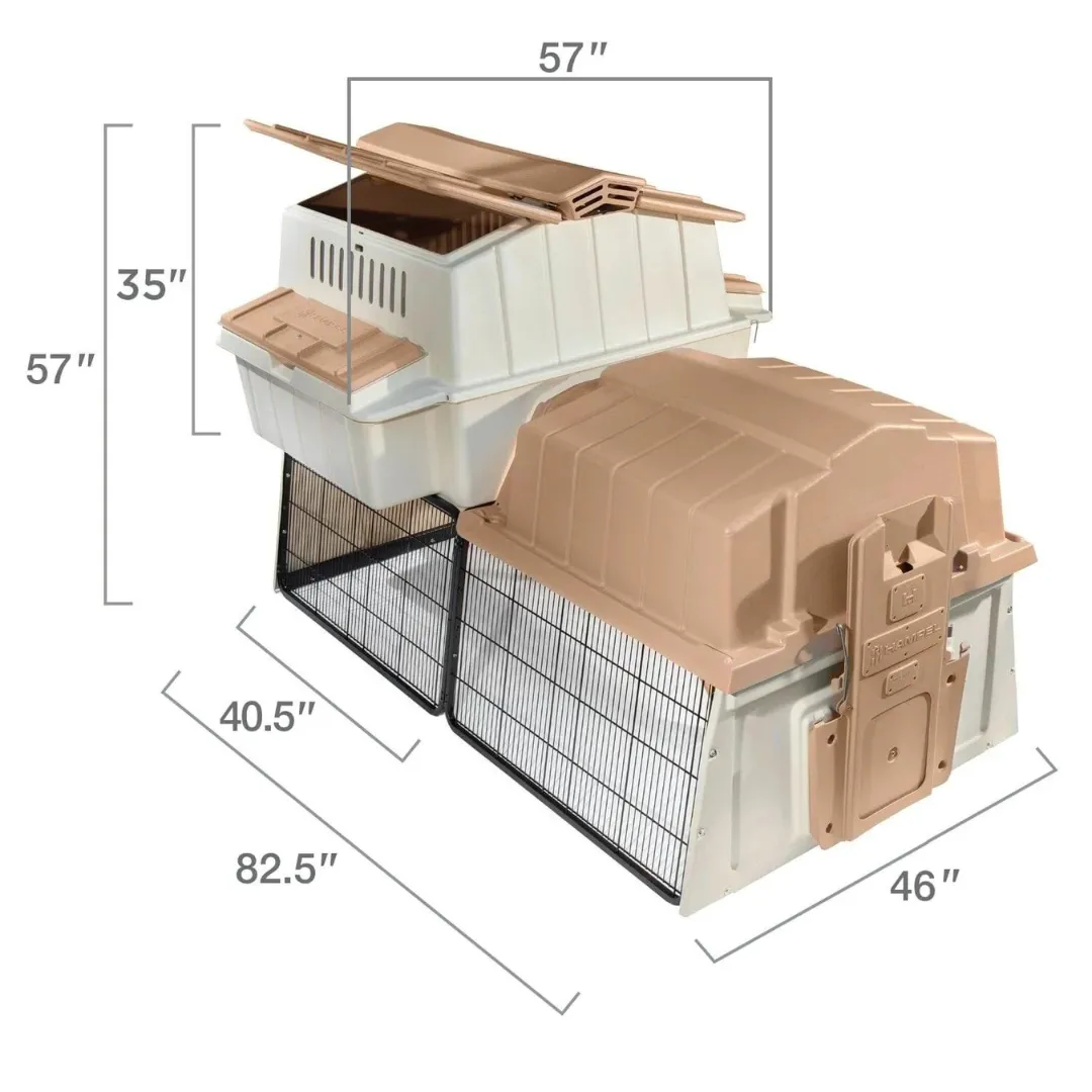 Ultimate Chicken Coop w/feeder and waterer (up to 6 chickens)