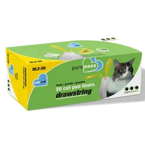 VAN NESS - Pureness Large Drawstring Cat Pan Liners - 20 Pack