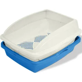 VAN NESS Sifting Framed Cat Litter Pan- Blue