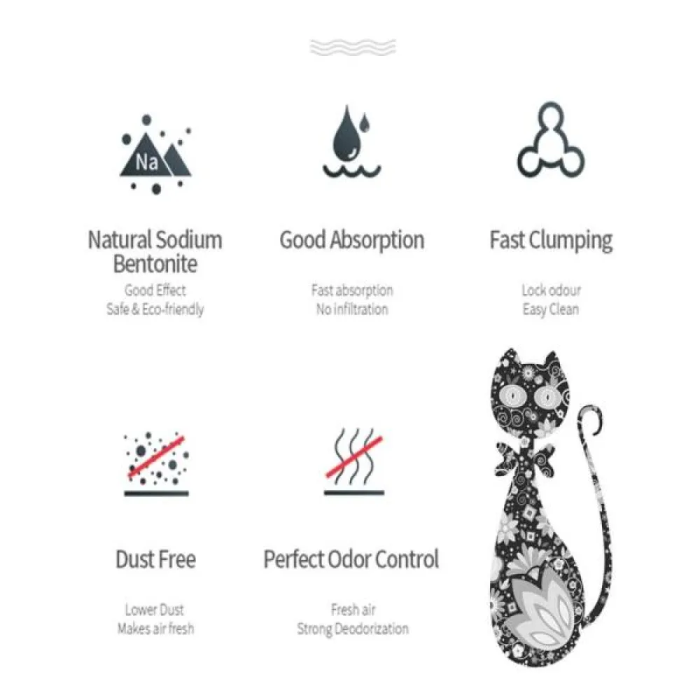 Vast Forest Lemon Scented Bentonite Cat Litter