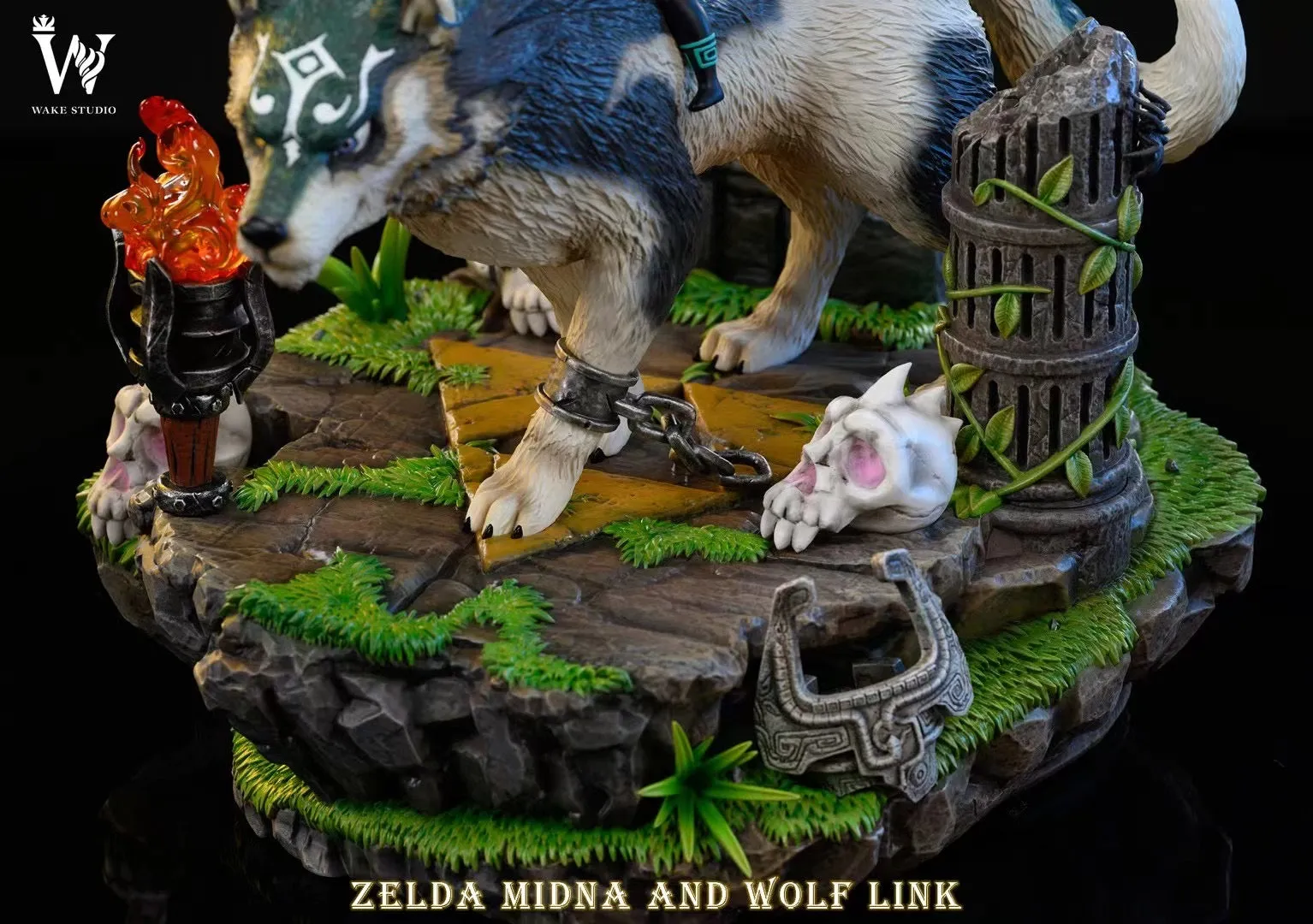 Wake Studio - Zelda Midna and Wolf Link | 狼林克和米多娜