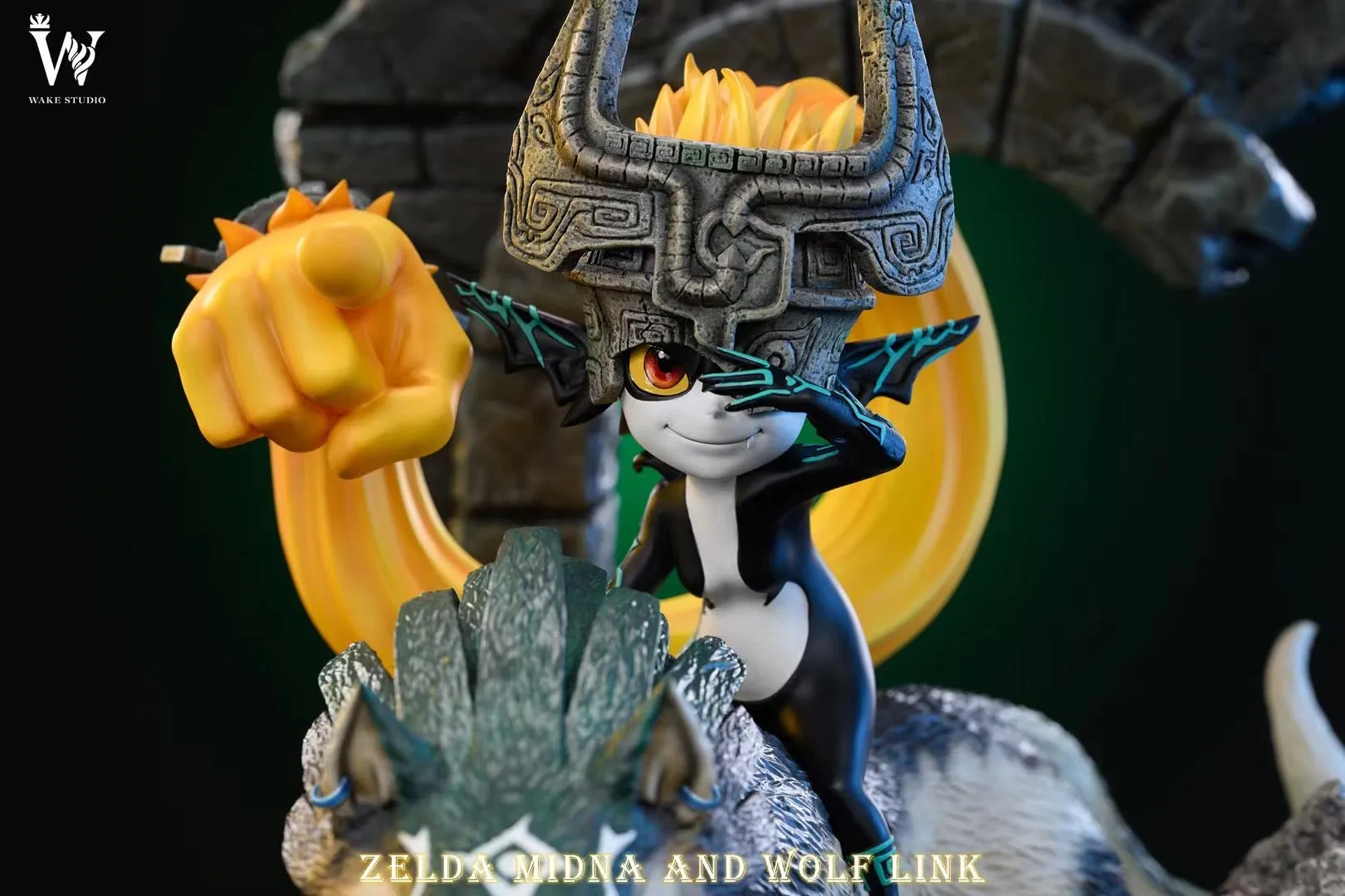 Wake Studio - Zelda Midna and Wolf Link | 狼林克和米多娜