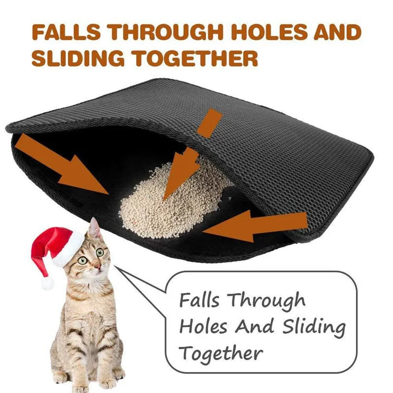 Waterproof Double Layer CAT Litter Mat