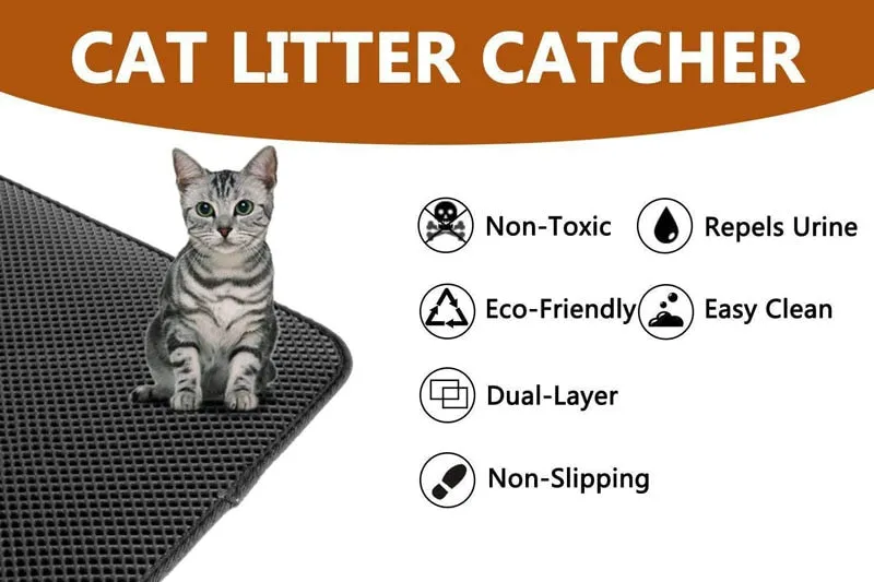 Waterproof Double Layer CAT Litter Mat