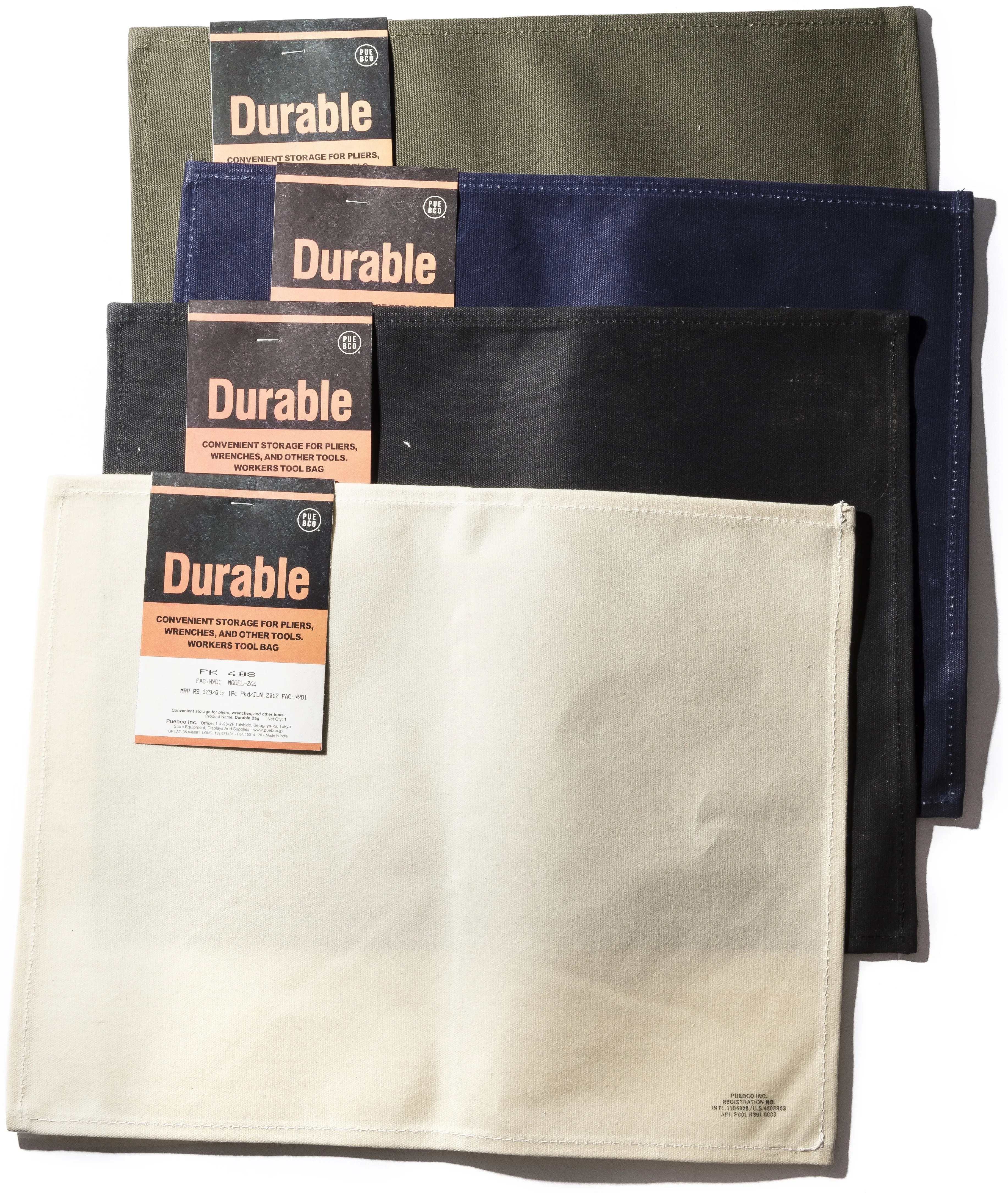WAXED COTTON PLACEMAT - BLACK