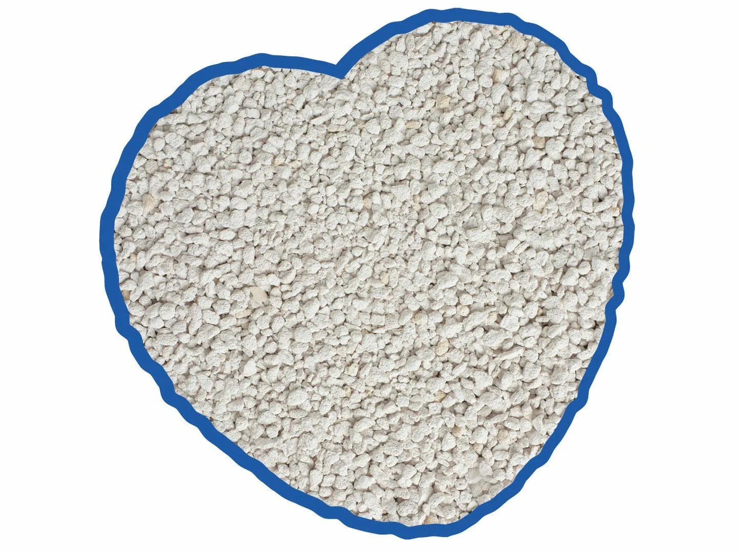White mineral cat litter 10L