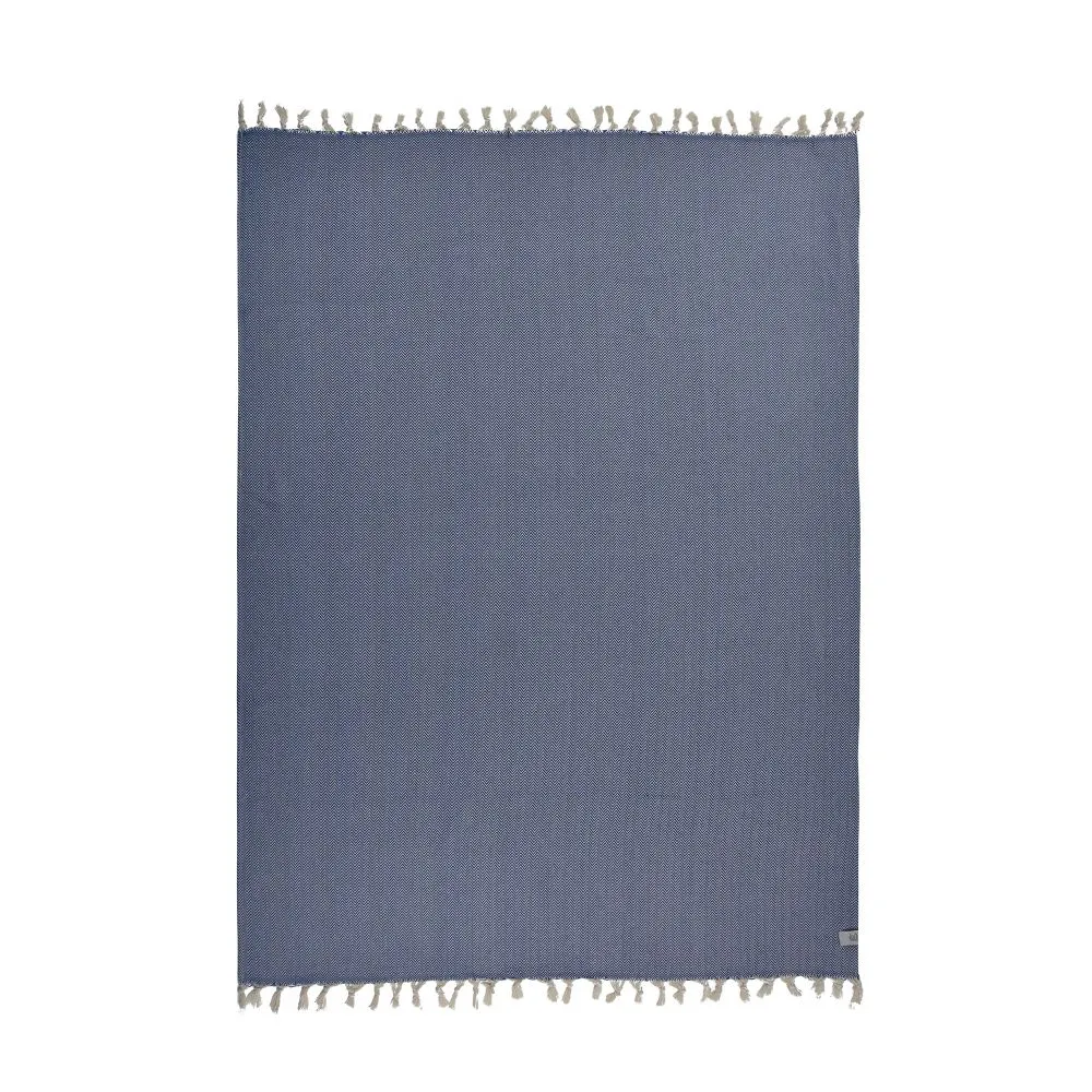 Zigzag Throw Blanket Pure Cotton 72"x50"
