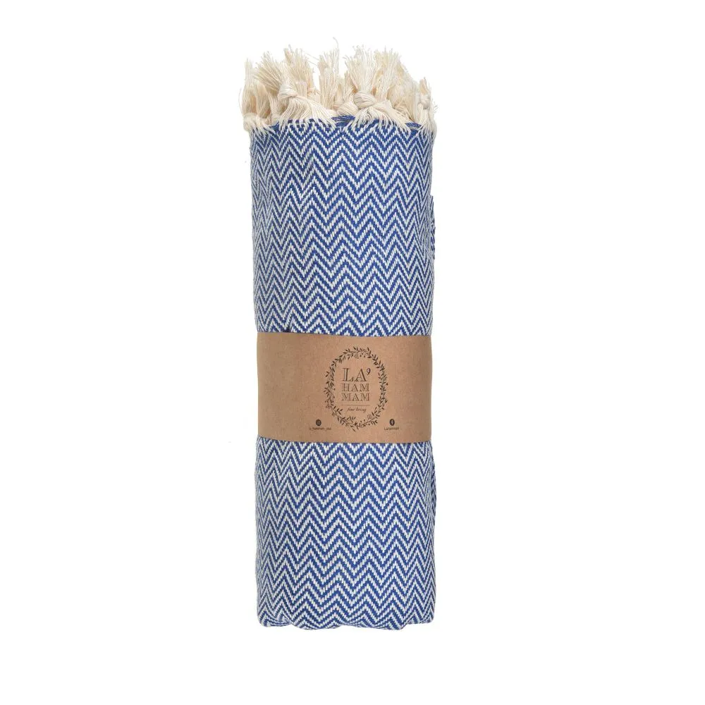 Zigzag Throw Blanket Pure Cotton 72"x50"